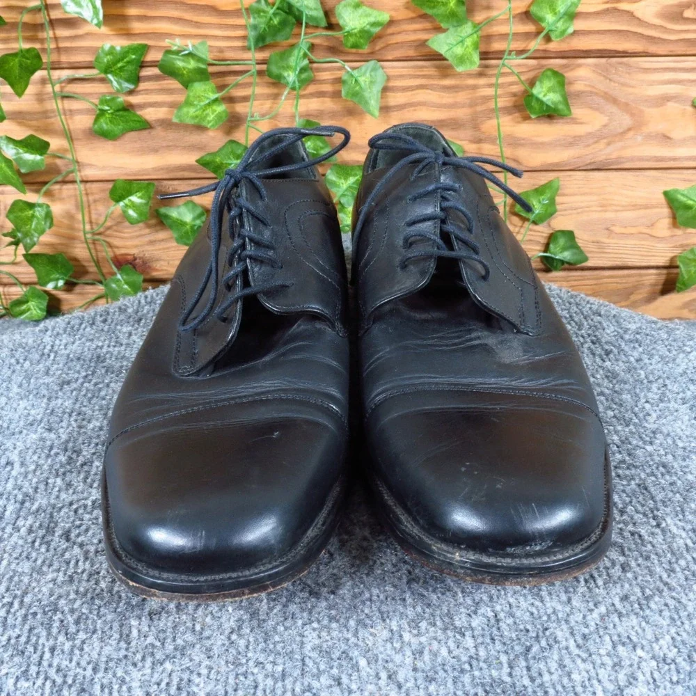 Stafford Derby Oxford‎ Men Size 11 Dress Shoes Formal Business Black Leather